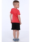 Jungen-T-Shirt mit Korallenaufdruck NDZ4489 – Online-Shop – Boutique